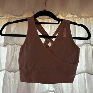 Gymshark Pink Camo Sports Bra